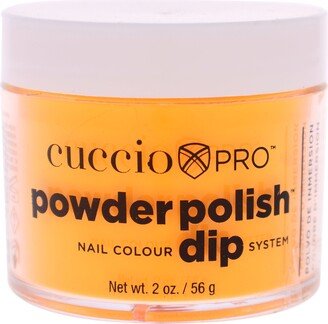 Pro Powder Polish Nail Colour Dip System - Neon Orange by Cuccio Colour for Women - 1.6 oz Nail Powder