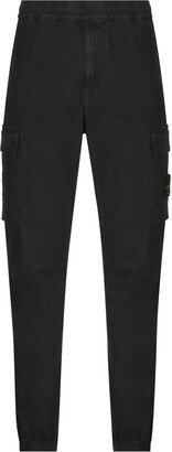 Logo Patch Tapered Cargo Trousers-AC