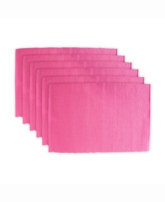 Flamingo Ribbed Placemat, Set of 6