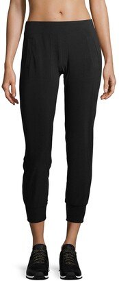 Pull-On Stretch-Jersey Jogger Pants