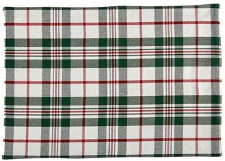 Tableau Holiday Plaid Placemat Set, 4 Piece