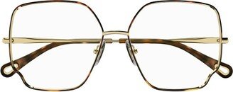 Square Frame Glasses-ID