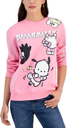 Love Tribe Juniors' Hello Kitty & Friends Graphic Print Sweatshirt