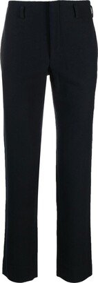 Mid-Rise Slim-Cut Trousers-AM