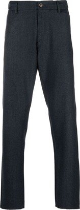 Slim-Cut Wool Chino Trousers-AB