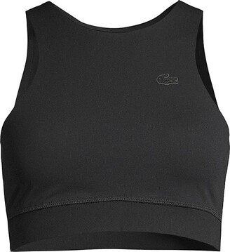 High-Neck Seamless Sports Bra