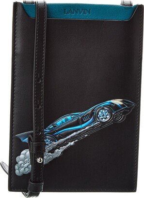 X Dc Comics Leather Crossbody Phone Pouch