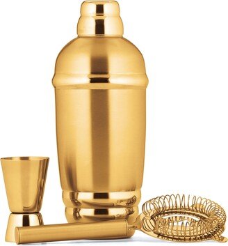 Tuscany Classics Gold-Tone Cocktail Shaker Set