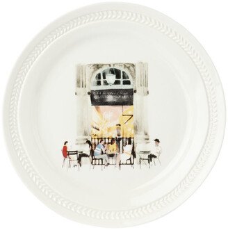 White Alix D. Reynis Edition 'Café Kitsuné' Plate