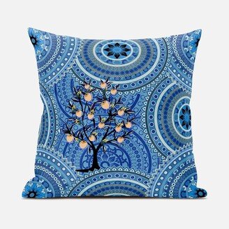 Amrita Sen Designs Amrita Sen Boho Mandala Plant Indoor Outdoor Pillow-AB