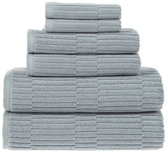 Antimicrobial Oxford Royale 6Pc Towel Set