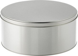 XL Round Tin Silver