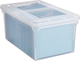 Iris X-Large File Tote Box Translucent