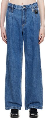 Blue Wide Jeans-AC