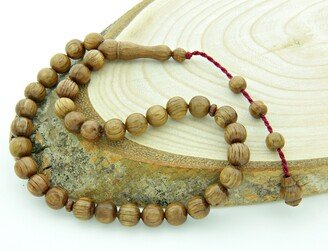 Natural Oak Tree 33 Beads Islamic Prayer For Muslim, Misbaha, 205023 Tasbih Tasbeeh Tesbih Rosary Original Real Tespih