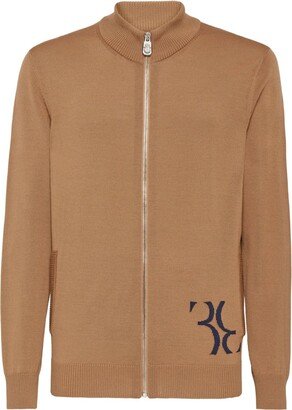 Wool-Blend Zip-Up Jumper