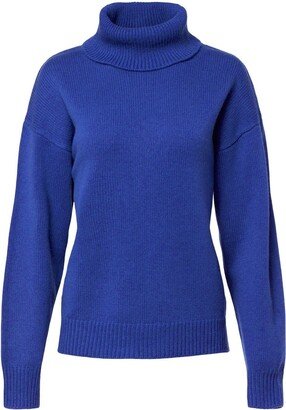 High-Neck Wool-Cashmere Jumper