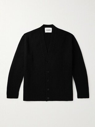 Boiled-Wool Cardigan