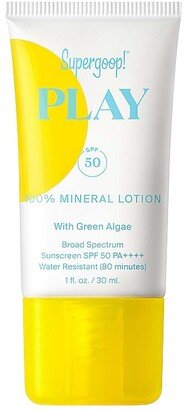 PLAY 100% Mineral Lotion SPF 50 with Green Algae 1 fl. oz.