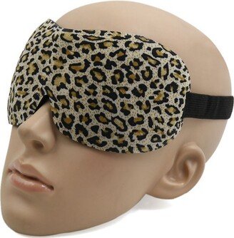 Unique Bargains Travel Padded Sleep Relax Blindfold Shield Eye Mask 1 Pc Black Brown