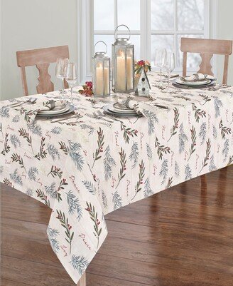 Holiday Tree Trimmings Tablecloth - 60 x 102