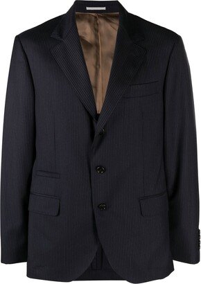 Chalk-Stripe virgin-wool blazer