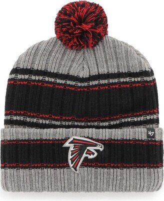 Men's Graphite Atlanta Falcons Rexford Cuffed Knit Hat with Pom