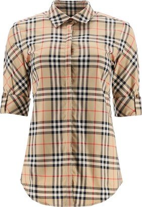 Vintage Checked Short-Sleeved Shirt