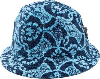 Graphic-Print Cotton Bucket Hat