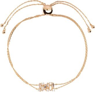 18kt yellow gold Pulley diamond bracelet