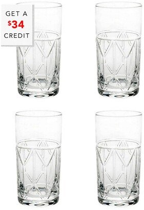 Avenue Highball Glasses (Set Of 4) With $34 Credit