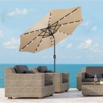 Westintrends Cyrus Outdoor Led Umbrella Collection