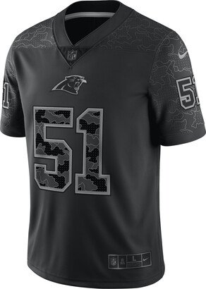 Men's NFL Carolina Panthers RFLCTV (Sam Mills) Fashion Football Jersey in Black