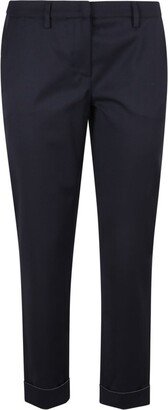 Straight-Leg Tailored Trousers-AF