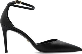 Stuart Ankle Strap Pointed-Toe Pumps-AA