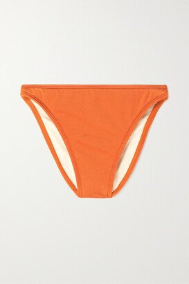 Net Sustain Fine Hi Line Stretch-econyl Bikini Briefs - Orange