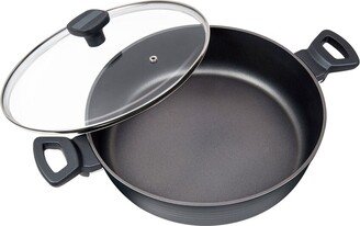 Masterpan Nonstick 11In 5Qt Saute/Sauce Pan With Glass Lid