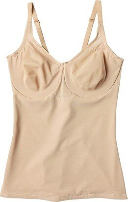 Miraclesuit Shapewear Extra Firm Sexy Sheer Shaping Underwire Camisole (Nude) Women's Underwear