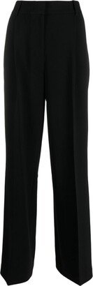 High-Waisted Tailored-Cut Trousers