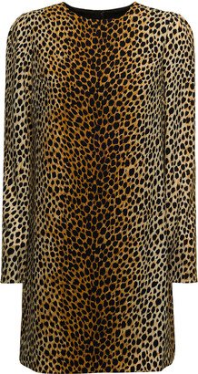 Woman's Animalier Printed Silk Charmeuse Dress