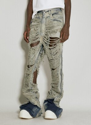 Bolan Distressed Jeans - Man Jeans Grey 32