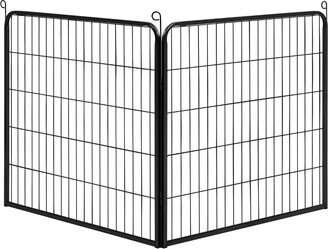 2 Panels Metal Dog Playpen Fence - H