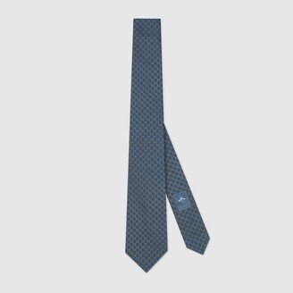 GG silk jacquard tie-AC