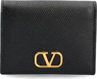 VLogo Plaque Bi-Fold Wallet