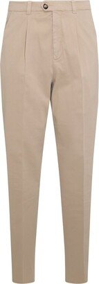 Tapered-Leg Trousers-BN