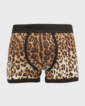 Men's Leopard-Print Boxer Briefs