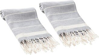 Lena 2 Piece Hand or Kitchen Towel Set