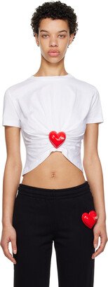 White Inflatable Heart T-Shirt