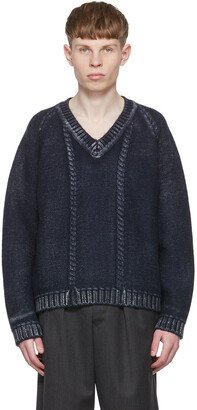 Navy Wool Sweater