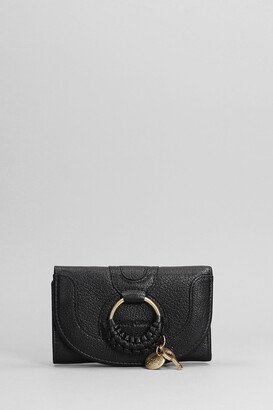 Hana Wallet In Black Leather